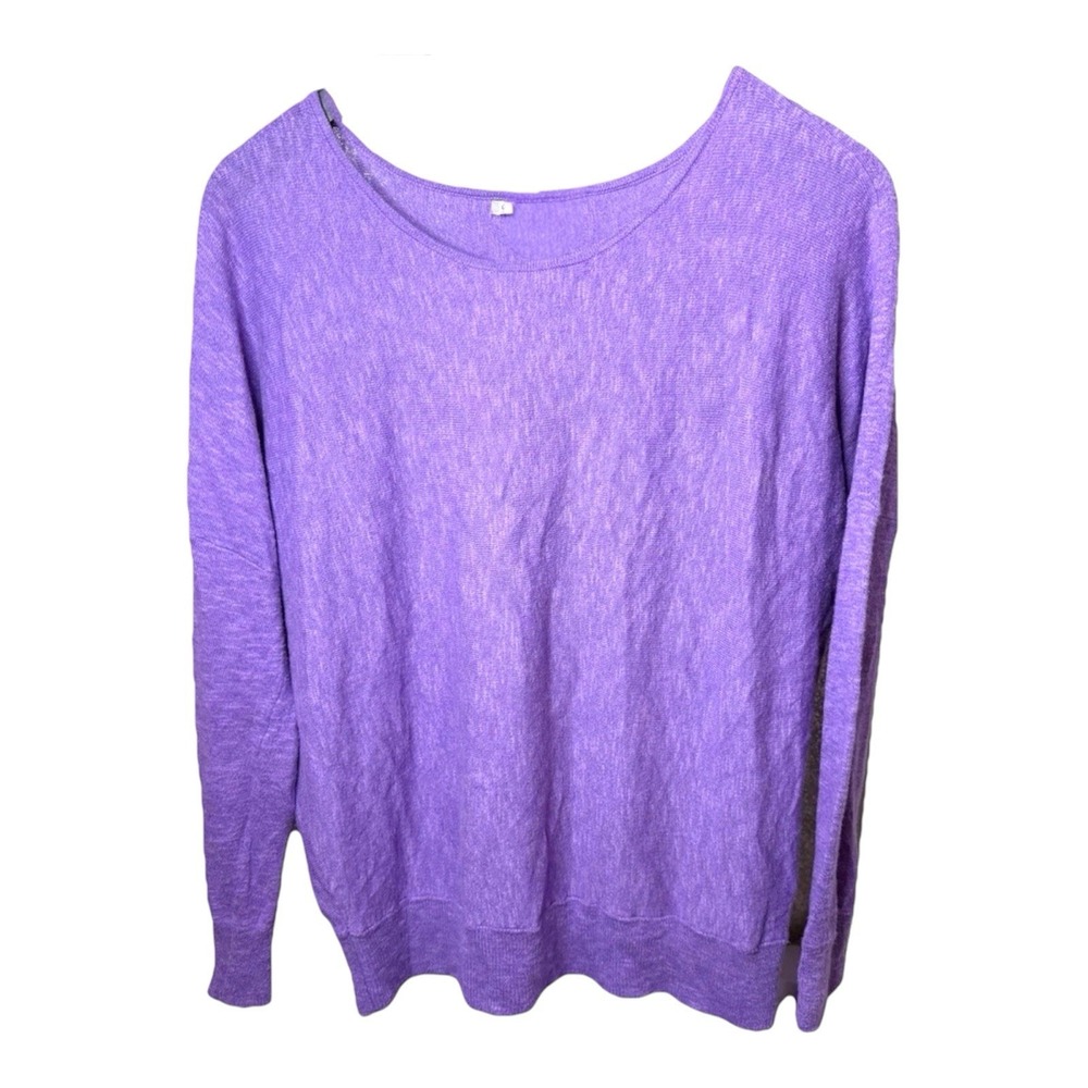 GAP Women's Purple Long Sleeve Knit Tunic Sweater Top Size Small